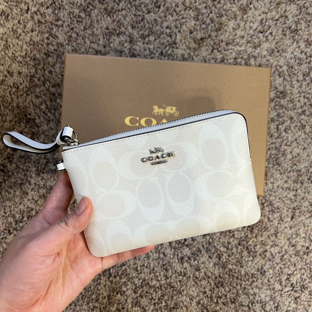 Coach winter wristlet